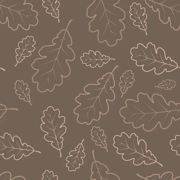Texture des feuilles de chêne d'automne — Image vectorielle