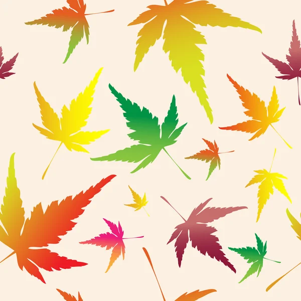 Maple leafs seamless mönster — Stock vektor