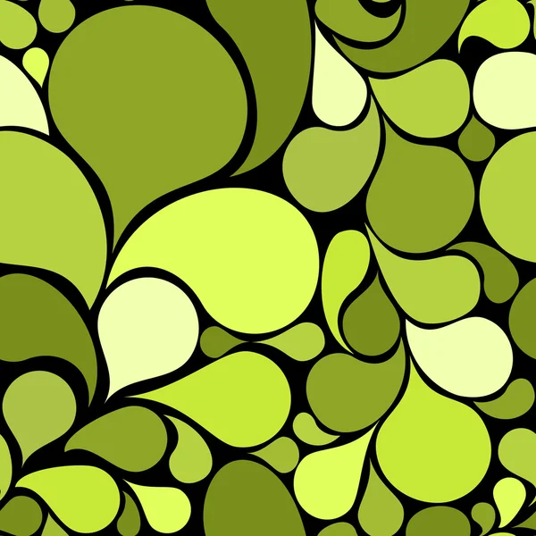 Grüne abstrakte nahtlose Muster — Stockvektor