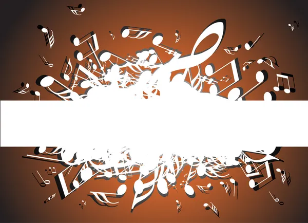 Contexte musical — Image vectorielle