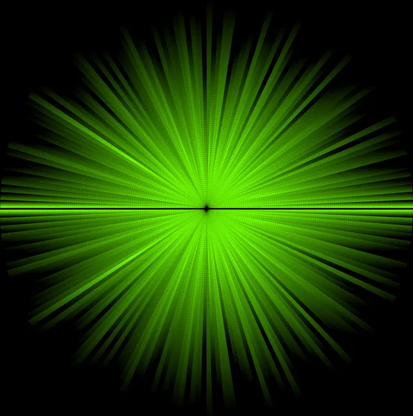 Résumé fond cosmique vert — Image vectorielle