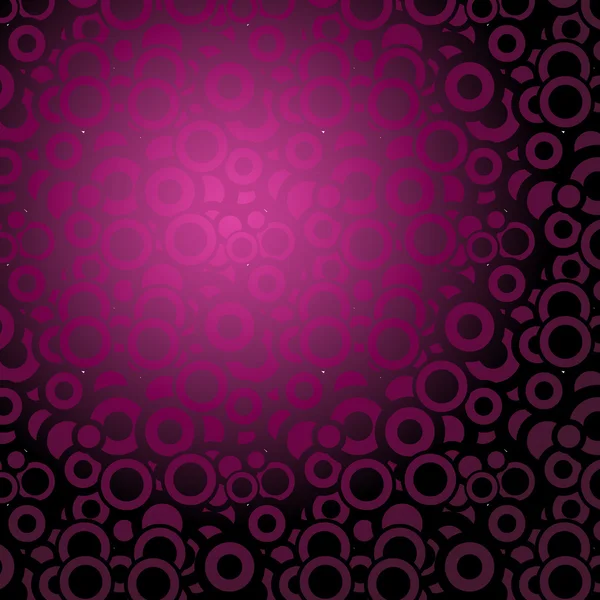 多くのサークル - 紫の背景 — ストックベクタ