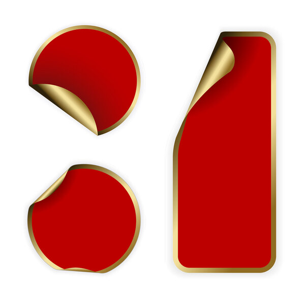 Christmas labels and stickers