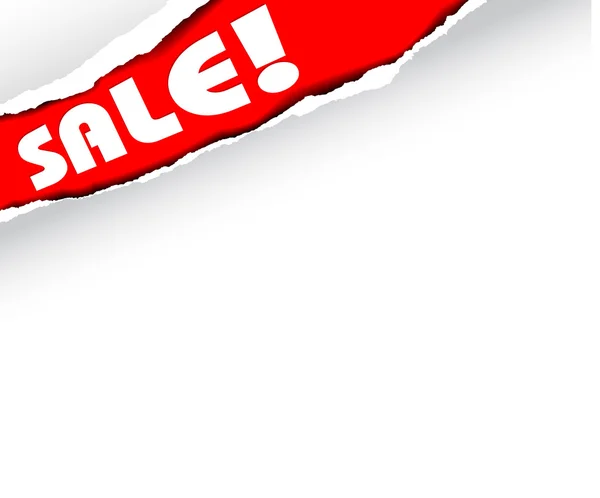 Anúncio de itens em venda (vermelho ) —  Vetores de Stock