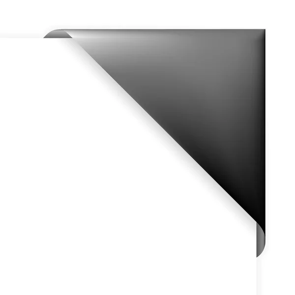 Support d'angle noir — Image vectorielle