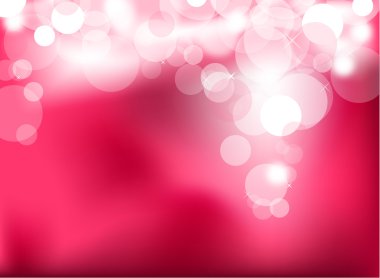 Abstract glowing pink lights clipart