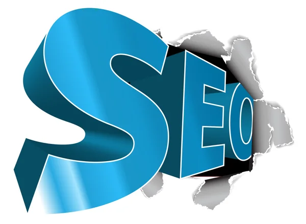 SEO - Affiche d'optimisation des moteurs de recherche — Image vectorielle