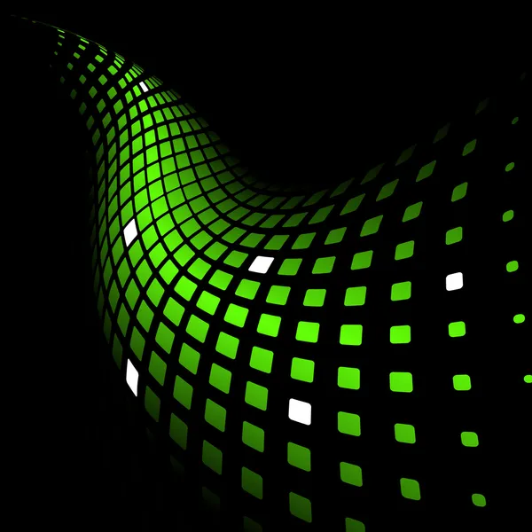 Абстрактний динамічний зелений фон — стоковий вектор