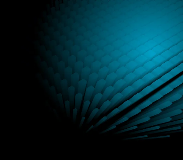 3D abstrakt dynamiska blå bakgrund — Stock vektor
