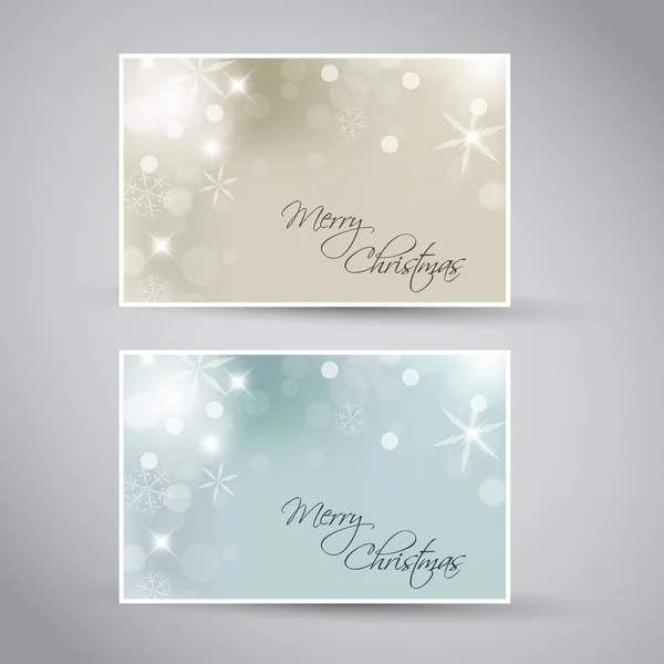 Set of vector christmas - New Year banners — Stock Vector