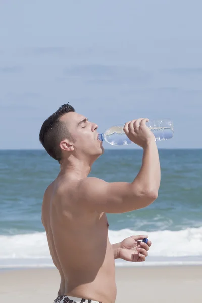 stock image Man drinking