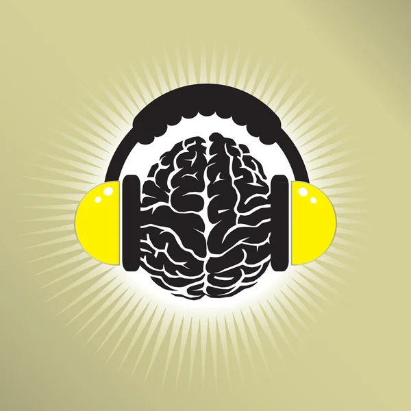 Bruit cérébral — Image vectorielle