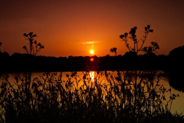 Sunset reflected — Stock Photo, Image