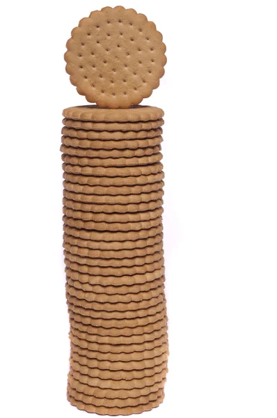 Tower of biscuits — Stock Photo, Image