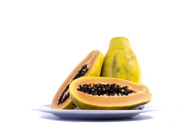 papaya meyve dilimlenmiş