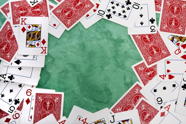 Circle of cards — Stock Photo, Image