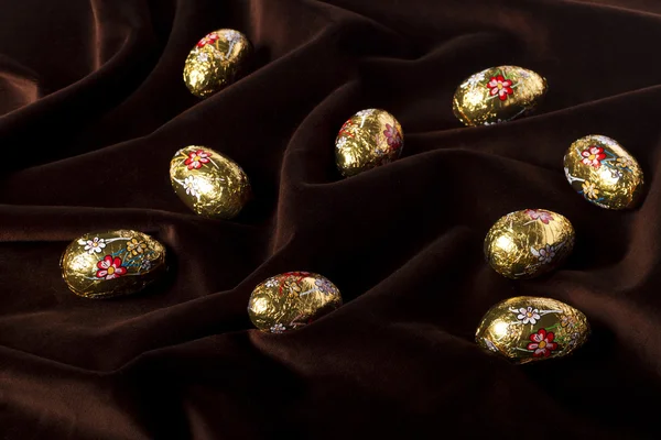 stock image Sweet chocolate eggs