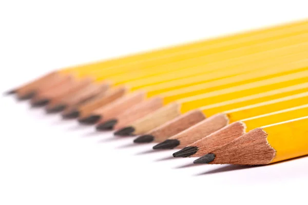 Žlutá tužky — Stock fotografie