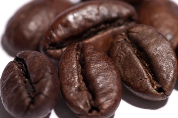 Смажені боби кави — стокове фото