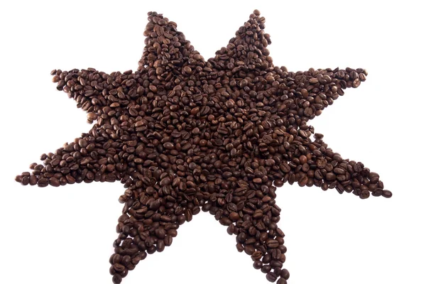 Palonych ziaren kawy — Zdjęcie stockowe