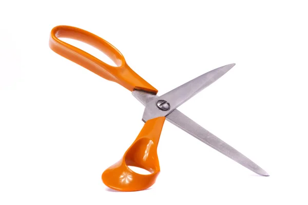 Orange scissor — Stock Photo, Image