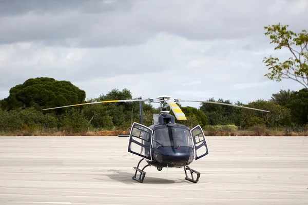 stock image Helicopter stationed on the ground