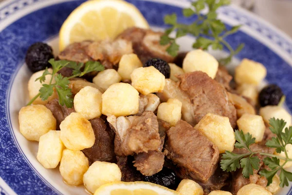 Stock image Cooked meat with potatoes