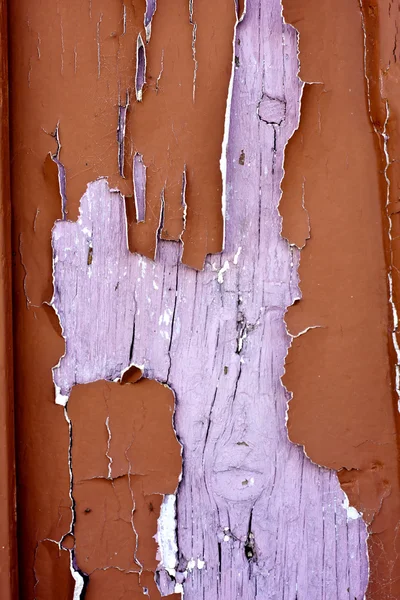 Wooden texture with peeled paint — Stock Photo, Image