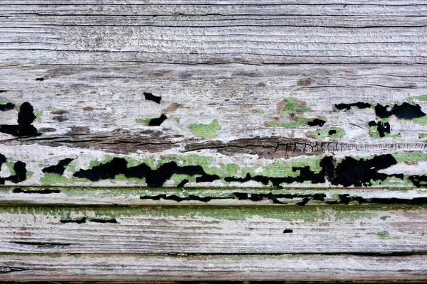 Wooden texture with peeled paint — Stock Photo, Image
