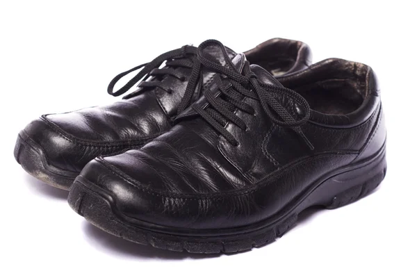Zapatos negros masculinos — Foto de Stock