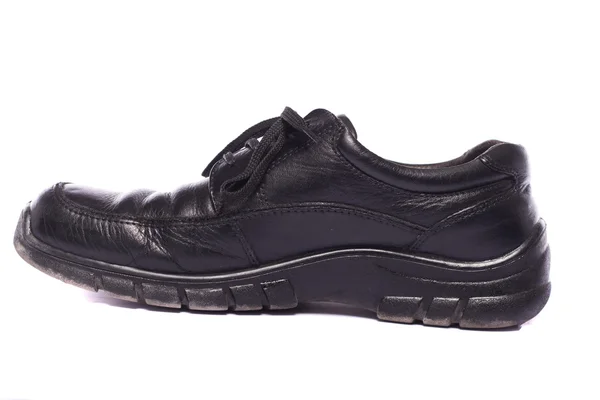 Чоловічі чорні туфлі — стокове фото