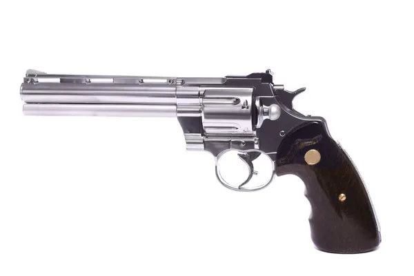 Airsoft pistolet w biały — Zdjęcie stockowe