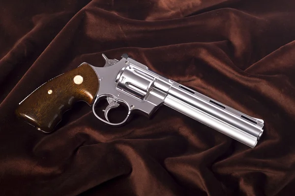 Пістолет-кулемет у білому кольорі — стокове фото