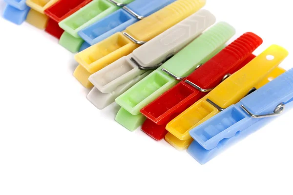 Colorful cloth pegs — Stock Photo, Image