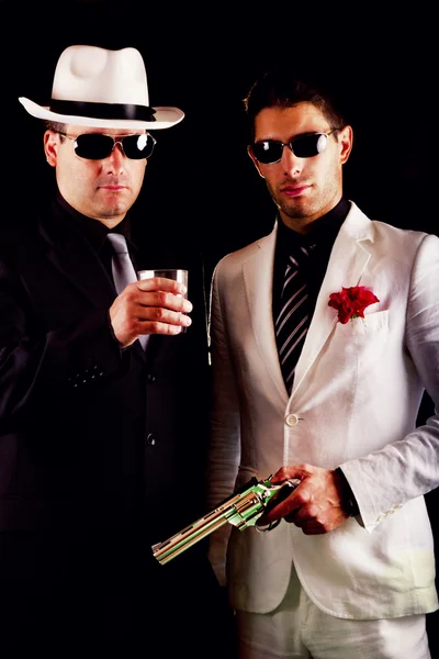 Dos gángsteres — Foto de Stock