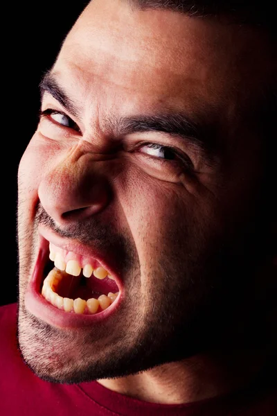 Angry male man — Stock Photo, Image
