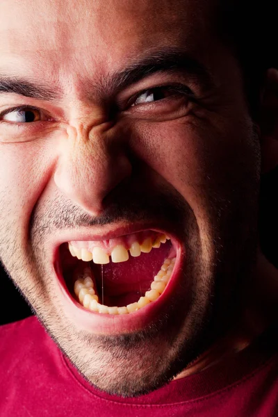 stock image Angry male man