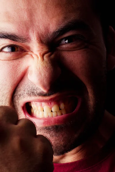 Angry male man — Stock Photo, Image