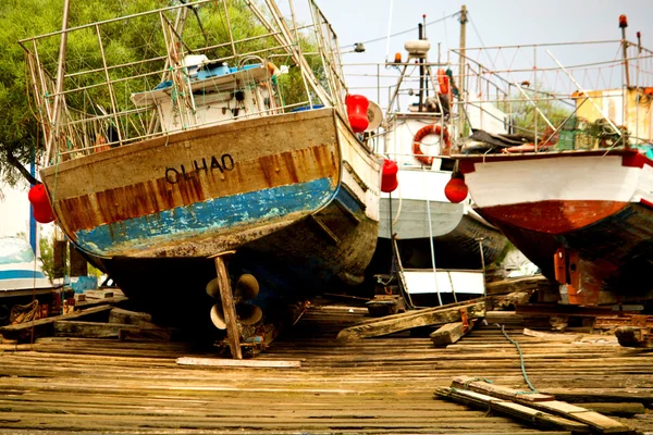 Traditionella fiskebåtar — Stockfoto