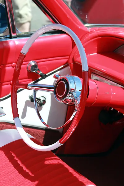 Interior clássico personalizado do carro — Fotografia de Stock