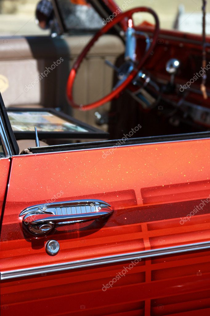 Custom Classic Car Detail Stock Photo C Outline205 5590280