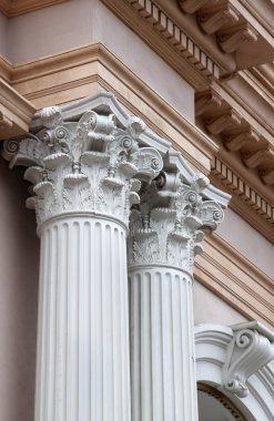 Decorative columns clipart