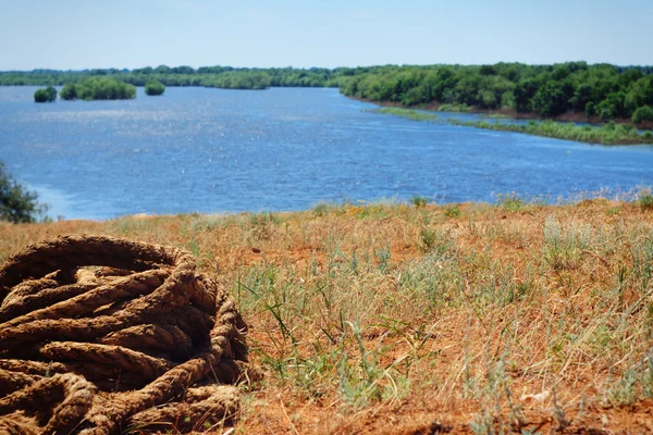 Rzeki Słoneczny Brzeg — Zdjęcie stockowe