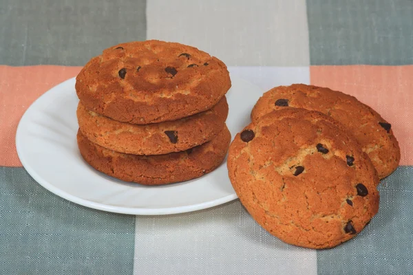 Les cinq biscuits sucrés pour le petit déjeuner — Photo