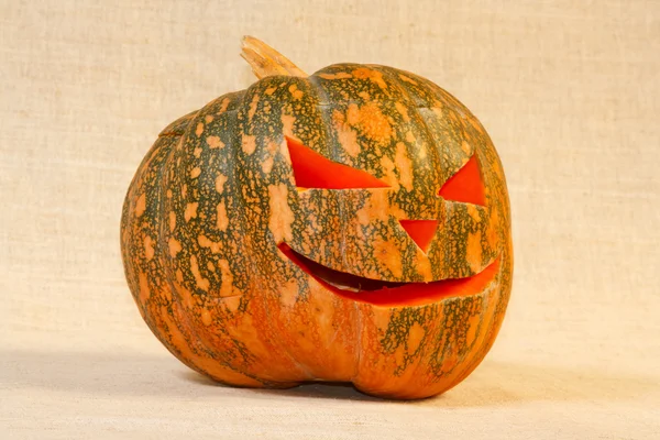 The big cheerful halloween pumpkin — Stock Photo, Image