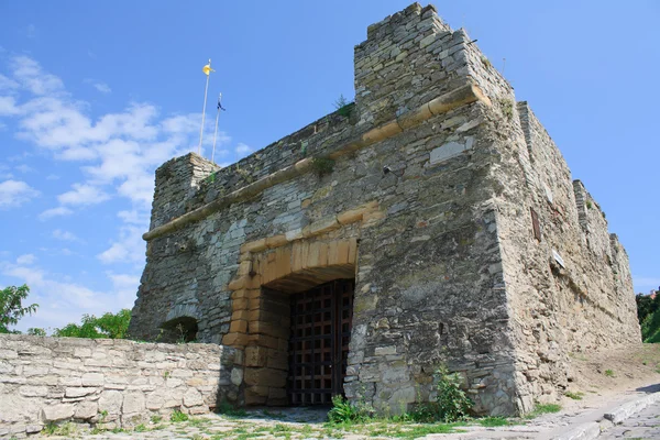 Средневековая крепость в Карпатах, Украина — стоковое фото