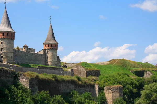 stock image The medieval fortress in Carpathians, Ukraine