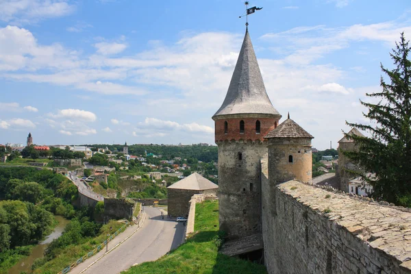 stock image The medieval fortress in Carpathians, Ukraine