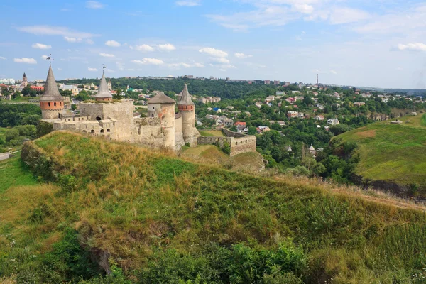 Středověká tvrz v Karpatech, Ukrajina — Stock fotografie