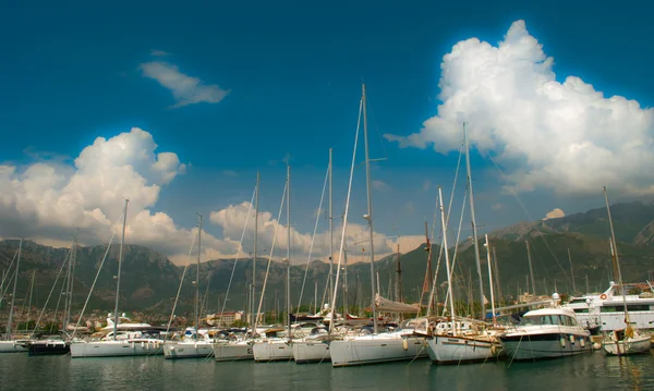 stock image Adriatic port vintage photo